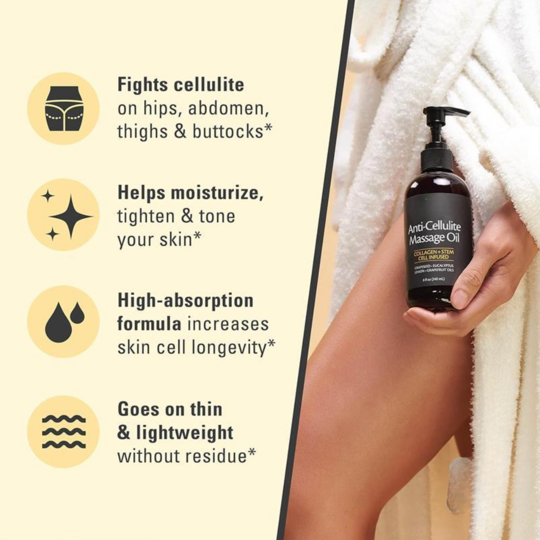 Anti-Cellulite Natural Massage Oil